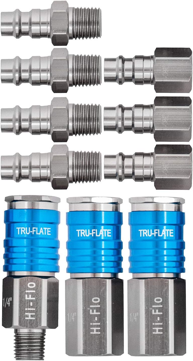 tru-flate 13-907 1/4" hi flo design x 1/4", main product view