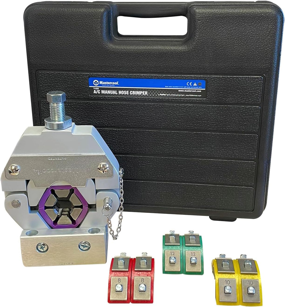 mastercool 71550 manual a/c hose crimper, main product view