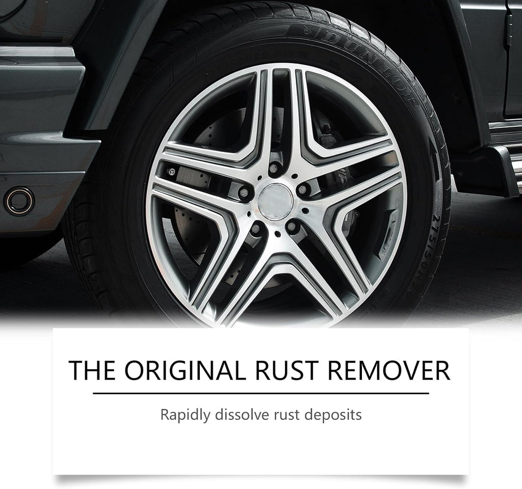 Automotive Rust Remover Spray, 2026 New Iron Powder Remover, Fast-Acting Iron Powder Remover Spray for Wheels, Rims, Metal, Safe on Most Automotive Finishes, Cars, Motorcycles (2Sets)