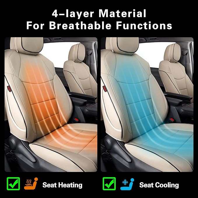 EKR Sienna Seat Covers for 2021-2025 Toyota Sienna Limited, 2nd Row Captain - Image 5