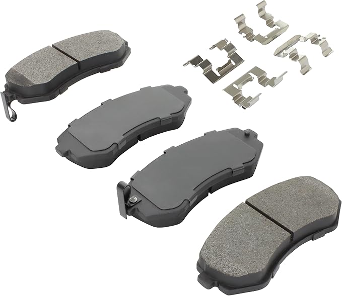 Premium Semi-Metallic Front Brake Pads Compatible - Image 2