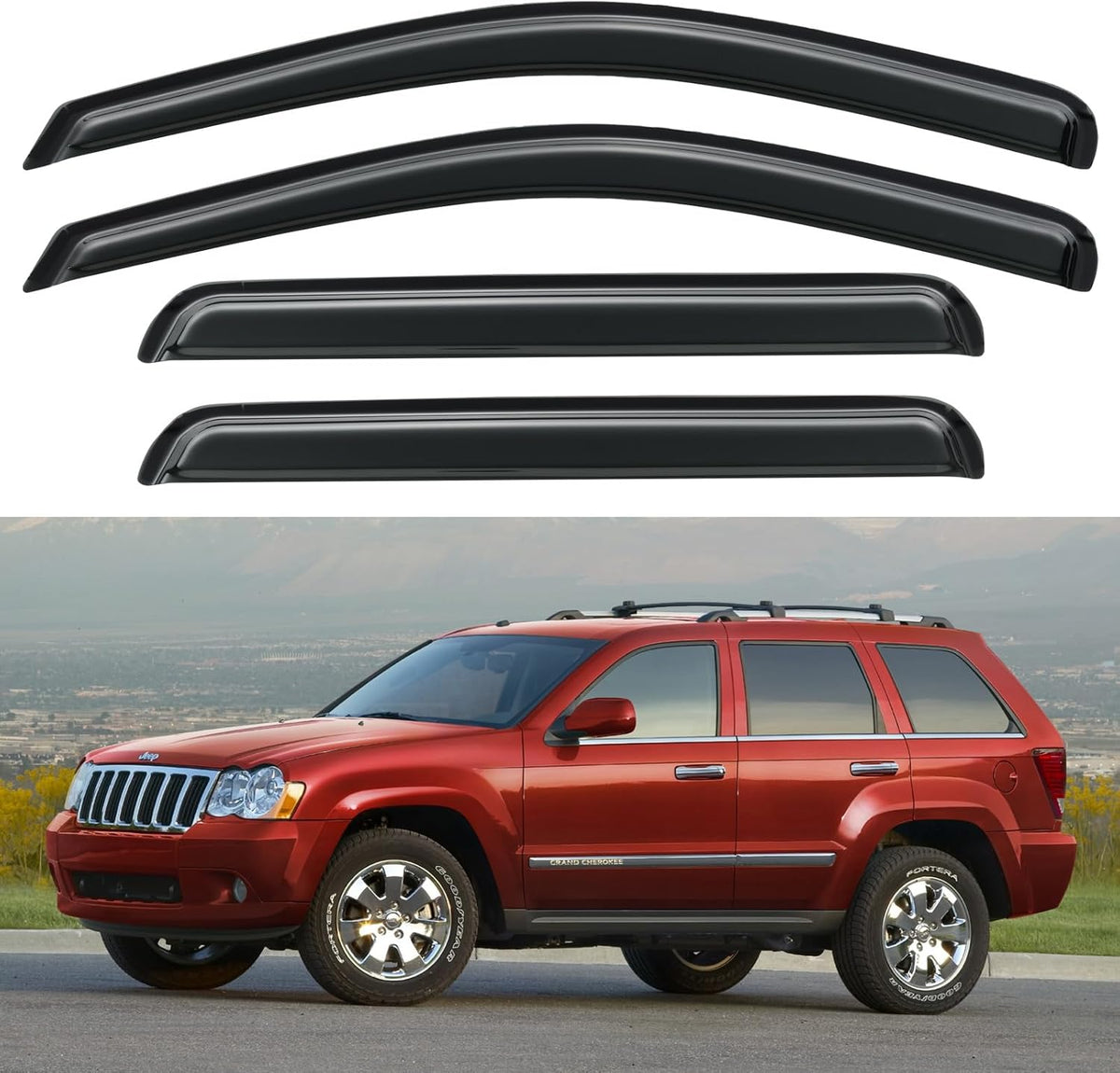 Window Visors Rain Guards Shield