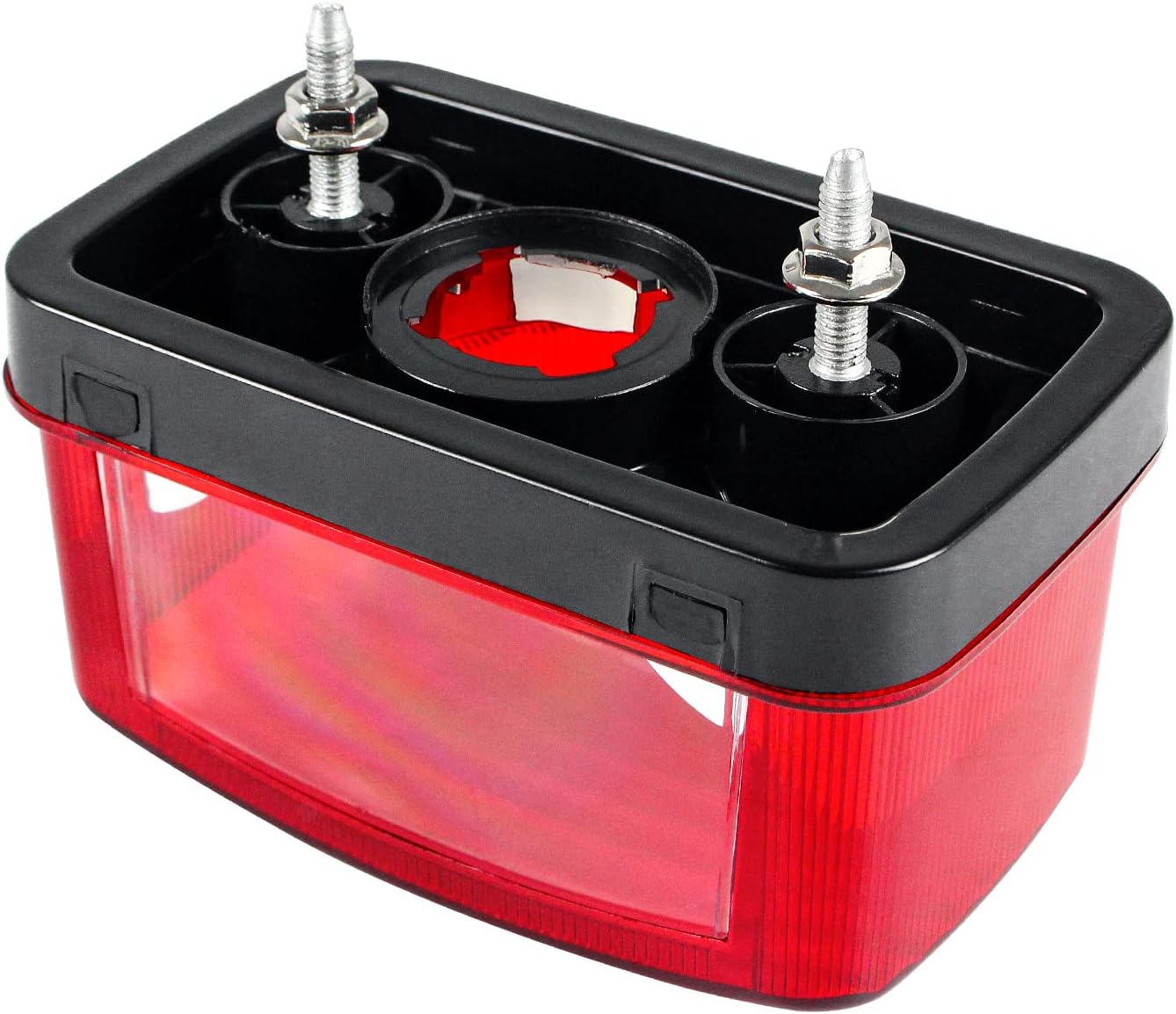Taillight Housing Tail light Lens Cover Compatible with Yamaha Big Bear 400 / Grizzly 660 350 / Kodiak 400 / Rhino 660 700,Plastic Rear Light Lens Replace 5KM-84710-01-00,5KM-8472C-10-00(Red)