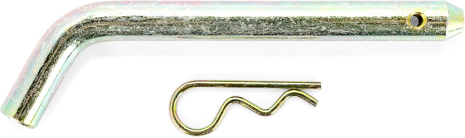 Camco Eaz-Lift Receiver Hitch Pin & Clip,3-inch - Safely Secures Receiver-Hitch Mounted Accessories in Place While Towing-Features a 5/8-inch Diameter Hitch Pin and 4-3/4-inches Usable Length (48016)