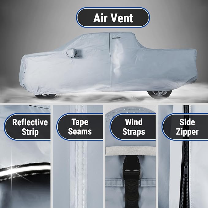 iCarCover Fits 1992-1996 F-150 Extended Cab, 6.5 ft Regular Bed Ford Truck - Image 5
