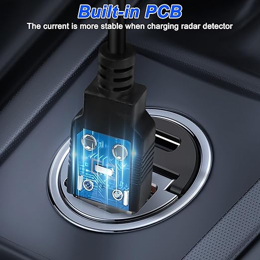 MEIRIYFA Radar Detector Power Cable, USB 5V to 12V RJ11 Radar Detectors - Image 7