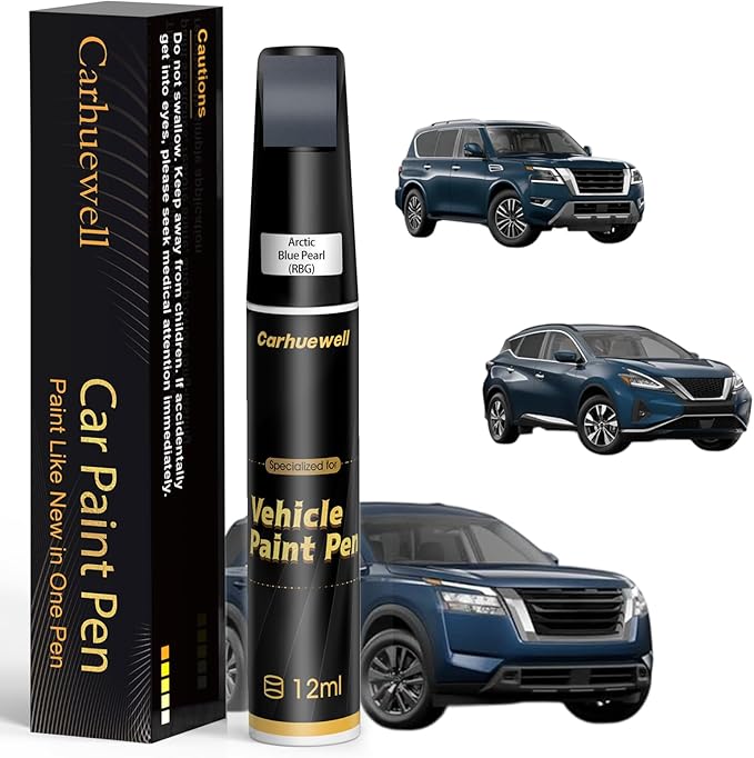Arctic Blue Pearl Touch Up Paint Compatible by Carhuewell