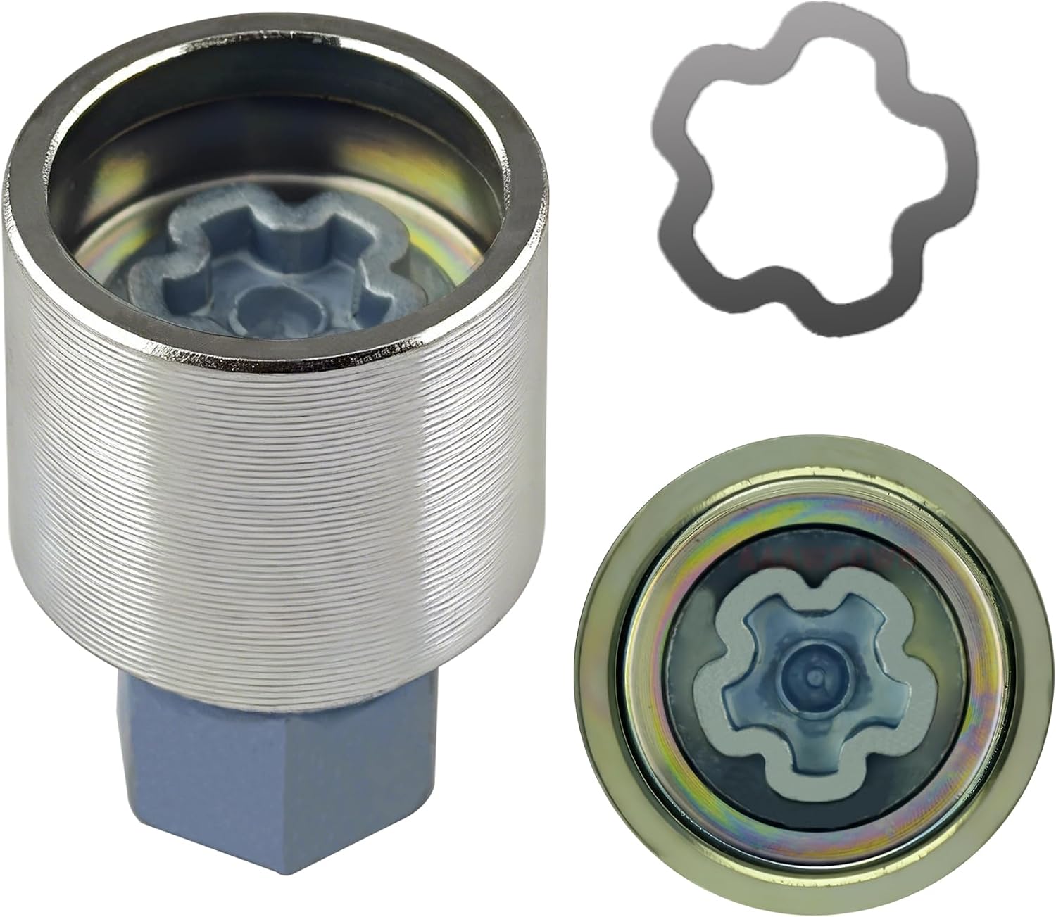 #E/805 Compatible with Audi A3 A4 A5 A6 A8 Q3 Q5 Q7 Wheel Lock Key Lug Key | E 805 Wheel Locking Nut Key Tire Lug Key Replacement