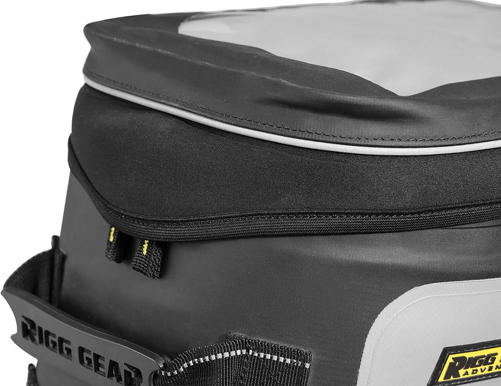 Nelson-Rigg Waterproof Hurricane Adventure Tank Bag, fits Most Honda Yamaha Kawasaki Adventure Bikes Black