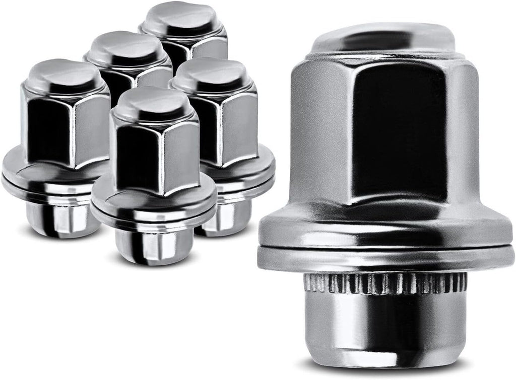 Lug Nuts 6X .50 Wheel Front Rear for Infiniti for QX56 2011-2013 for Nissan for Armada 2017-2022 0.9 in in M14-THREAD Diameter 402241LA3A 40224-1LA2B LZY0941