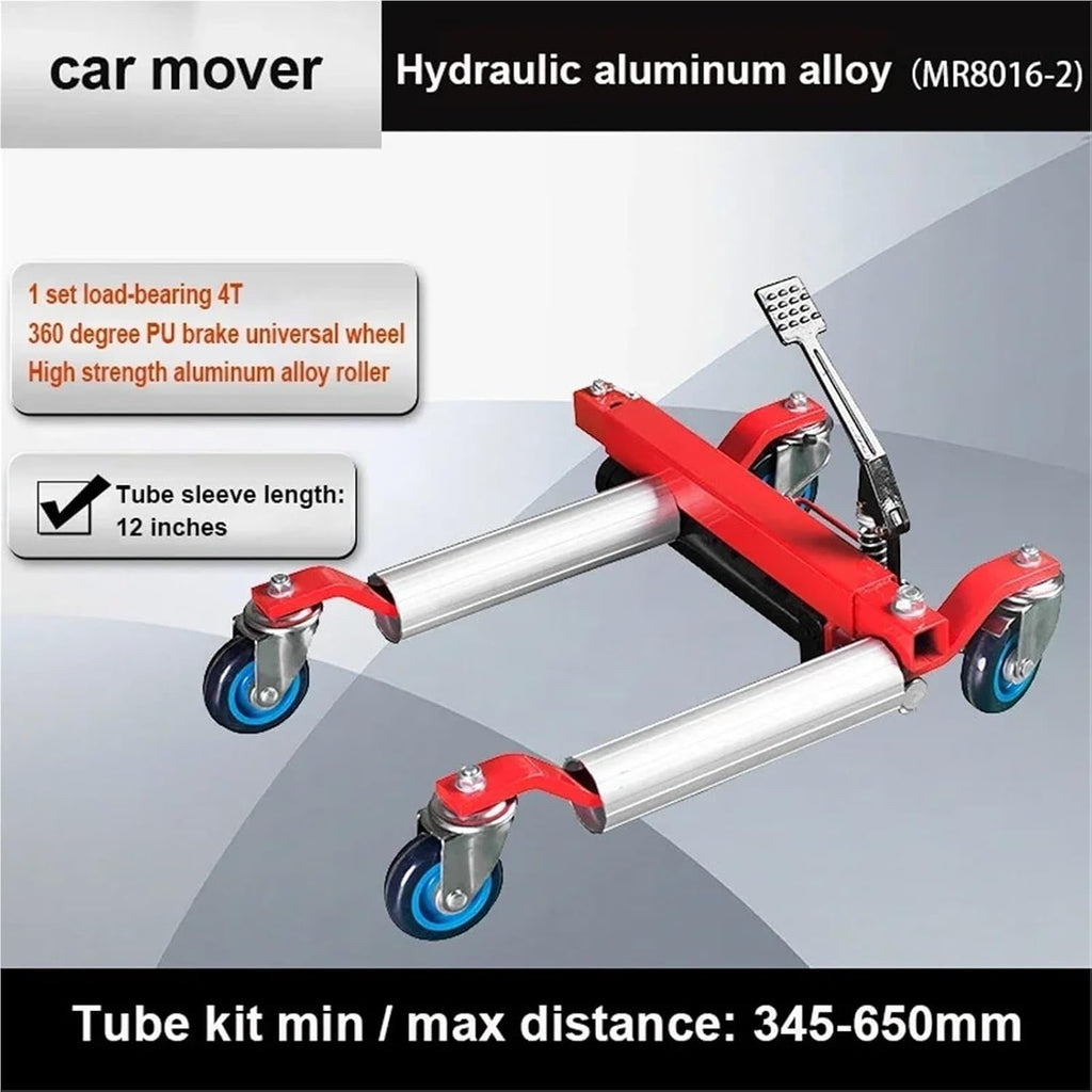 Car Moving Dolly 12 Inch Hydraulic Wheel Jack Movers Property Fire Fighting Trailer Mechanical Lifter Mover | 2