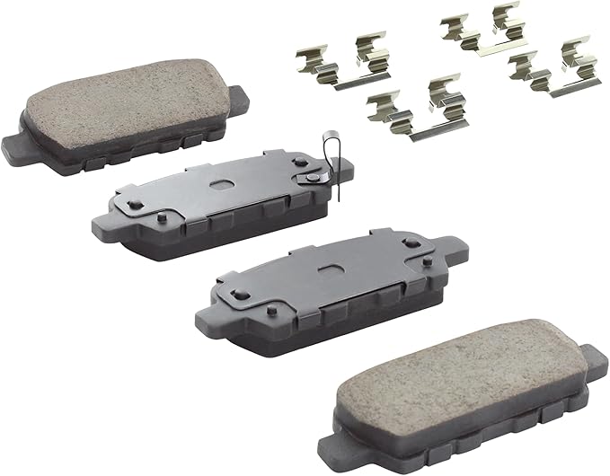 Premium Semi-Metallic Rear Brake Pads Compatible - Image 2