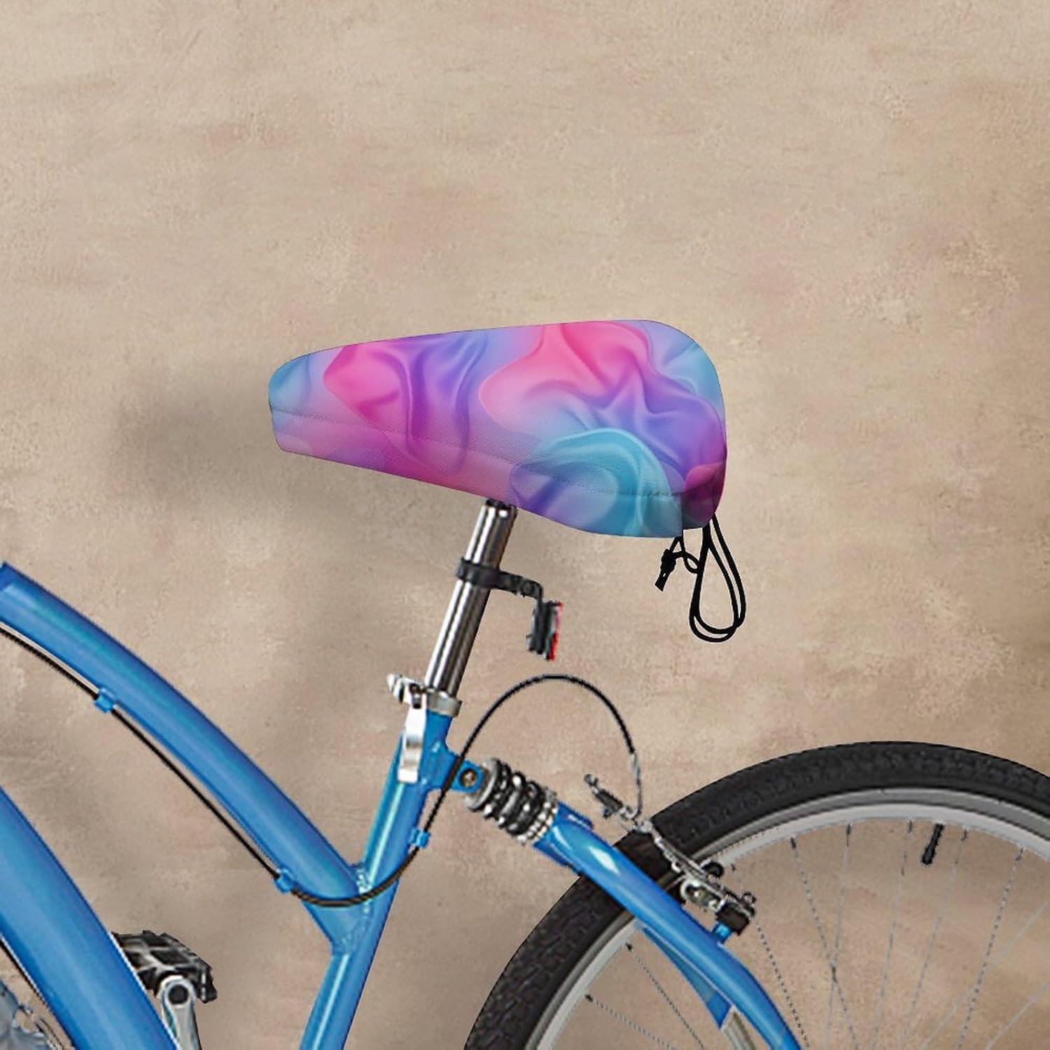 Rain Resistant Bicycle Cover, Extra Soft Saddle Outdoor Travel Dust Proof Boys Girls