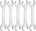 HARFINGTON 5pcs Double Open End Wrench 16mm x 18mm Metric 15 Degree Offset by HARFINGTON