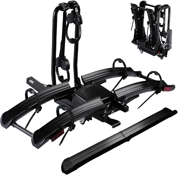 Foldable Electric Bike Rack Hitch Mount by Unknown