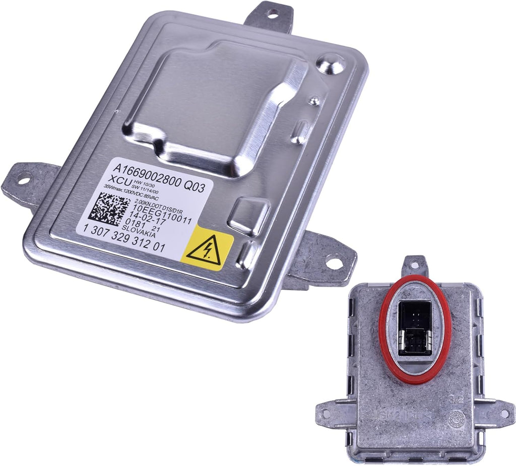 Xenon HID Headlight Ballast Module OE A1669002800 | Compatible with Mercedes-Benz, BMW, Volvo & Range Rover | Fits D1S/D1R