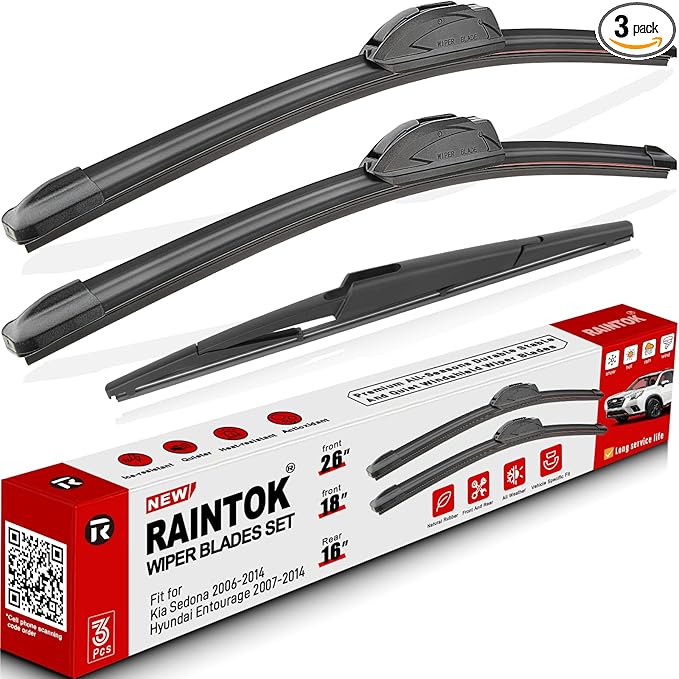 Windshield Wiper Blade Set Replacement by RAINTOK