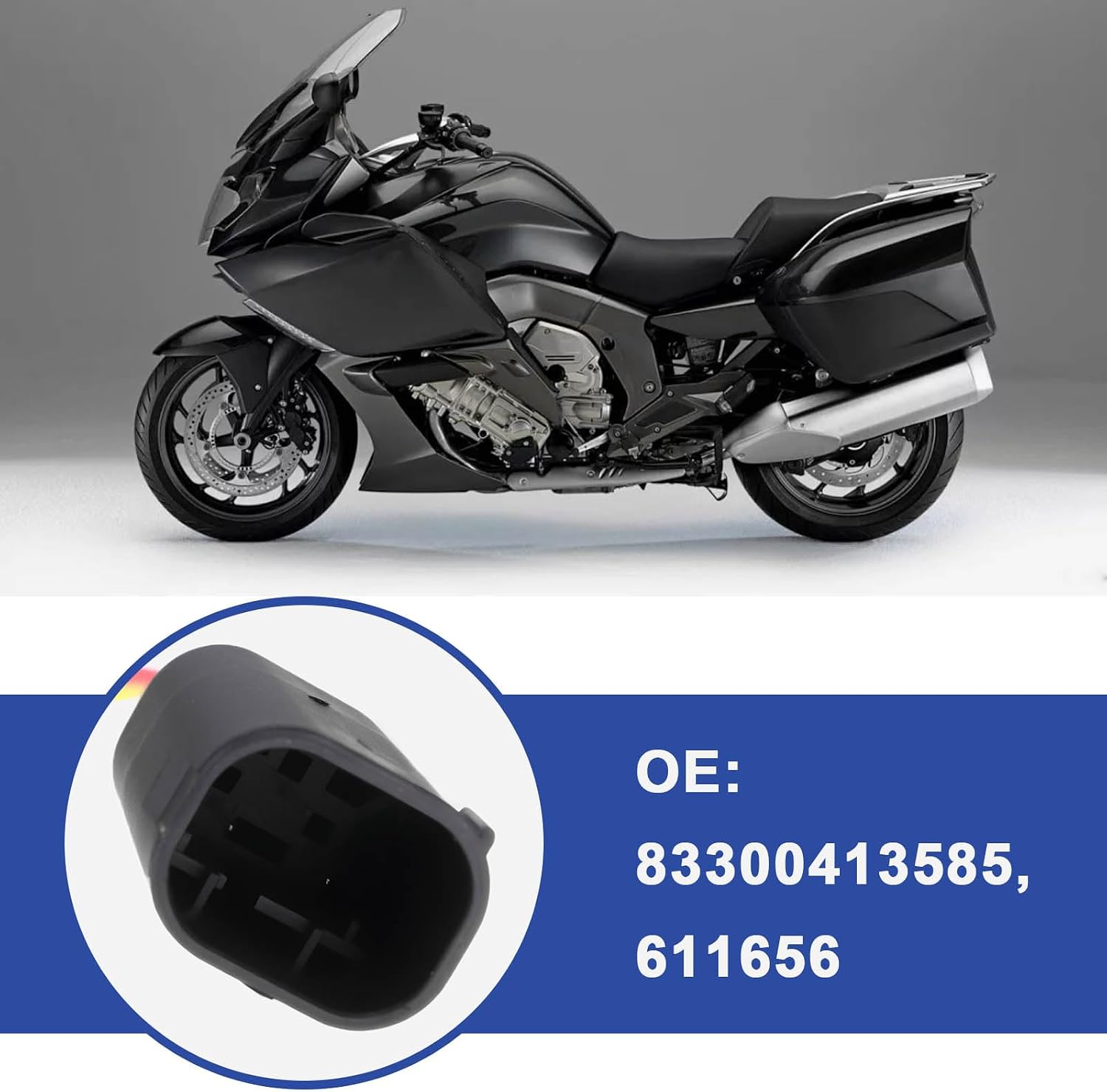 Motorcycle 3-Pin GPS Repair Connector 83300413585 Compatible with BMW Rt Gs R F St GT GT, 611656
