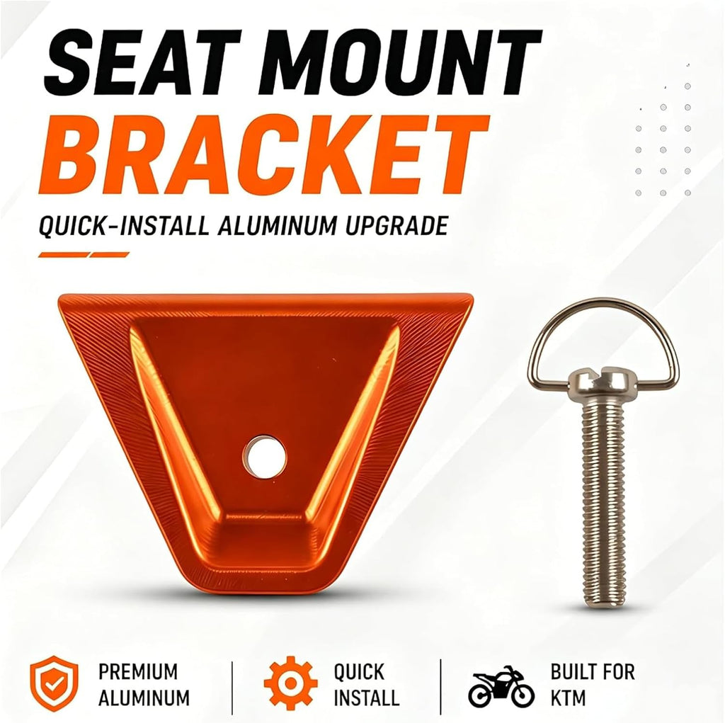 for KTM EXC 300 2024 2025 2026 Seat Mount & Quick Release Seat Bolt Set EXC-F 350 SX 125 SXF 450 XC XCF XCW XCF-W XW-F (Orange)