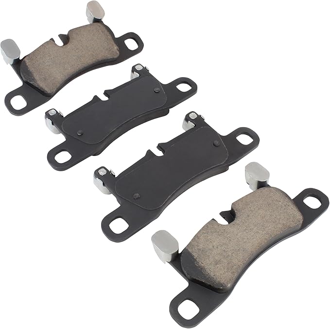 Premium Semi-Metallic Rear Brake Pads Compatible - Image 2