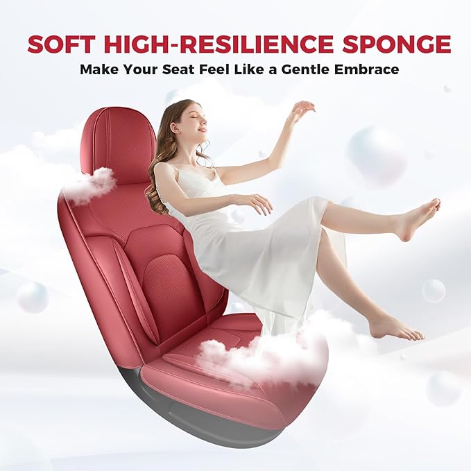 FREESOO Car Seat Covers Front Seats 2PCs, Waterproof Automotive Seat Covers - Image 2