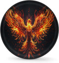 Phoenix Animal Fire RV Camping Spare Tire Covers Weatherproof Dustproof Tire Covers, for Travel Trailer Camper Jeep RV SUV Truck,Wheel Protectors Cover Fit 14 Inch