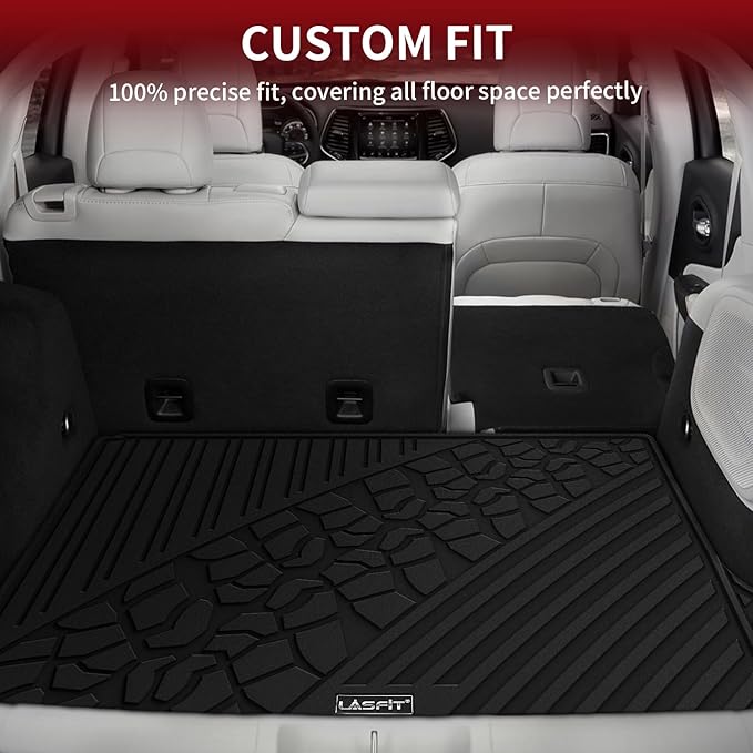 LASFIT Trunk Mat for Jeep Grand Cherokee 2022-2025 5-Seat All Weather TPE - Image 2