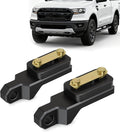RENO Front Tow Hooks, Aluminum Recovery Hook Compatible with 2019-2023 Ranger 4x4 4x2 Trucks, Replaces OEM M-18954-RA M-18954-RAB (Black,2pcs)
