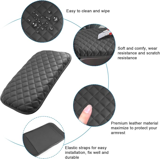 SXCY for 2022-2025 Grand Cherokee Armrest Cover for Jeep Grand Cherokee 2025 - Image 5