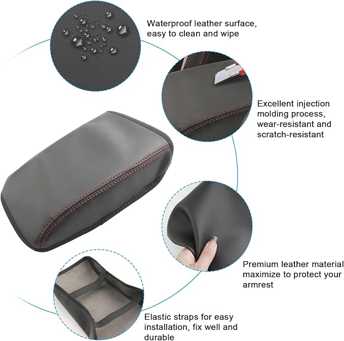 SXCY for 2022-2025 Subaru WRX Armrest Cover 2024 2025 WRX Center Console Cover - Image 5