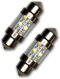 LEDTCL-31M-B6 Trunk Cargo Light LED Light Bulbs Festoon 31mm, 6 LED Blue 2-pc Set