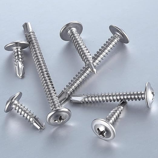Wensilon #10×1-1/2”for Sheet Metal Self-Tapping Screws 410 Stainless Steel - Image 2