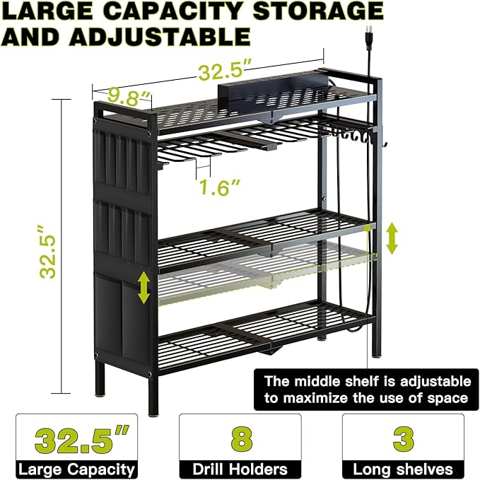 Large Power Tool Organizer Cart - Image 3