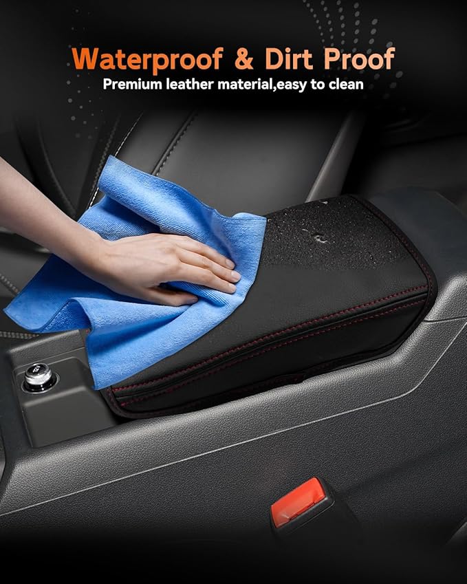 CDEFG for 2017-2025 Audi A4 Center Console Cover Armrest Box Cover for A4 2020 - Image 6