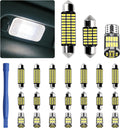 24PCS LED Interior Car Lights Kit,T10/31mm/41mm Car LED Lights Interior Replacement for Map Dome Door Trunk Light,Universal LEDs Light for Cars Interiors Fit for Most Cars/SUVs