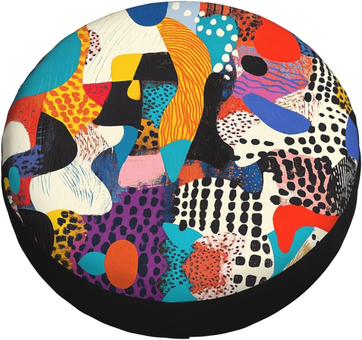 Abstract Graffiti Print Universal Spare Tire Cover for RV, Jeep | Wheel Protector Fits Rv, Trailer, Jeep, Shield Tires From Sun, Dirt And Rain For Outdoor Storage