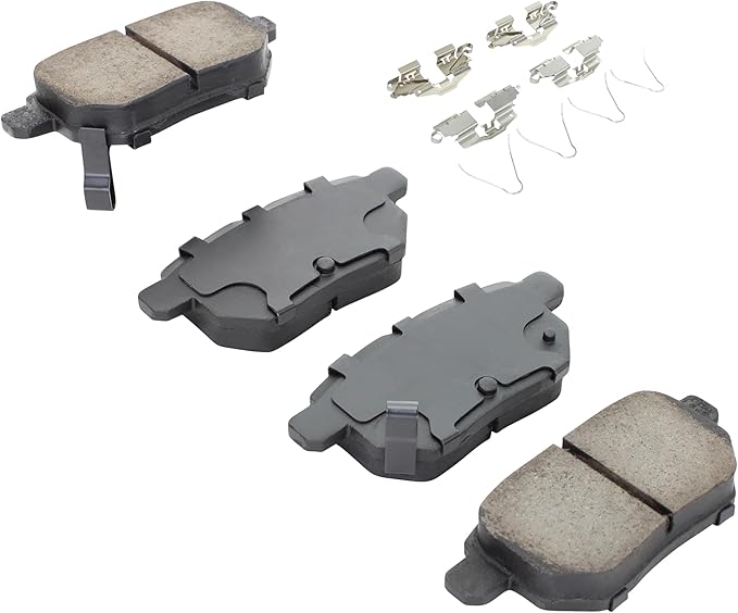 Premium Ceramic Rear Brake Pads Compatible - Image 2