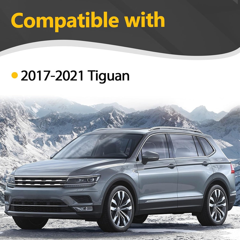 Front Bumper Tow Hook Cover Cap Fits for Volkswagen Tiguan 2017-2021, Replace 5NG807241, VW1029114, 5NN807241GRU