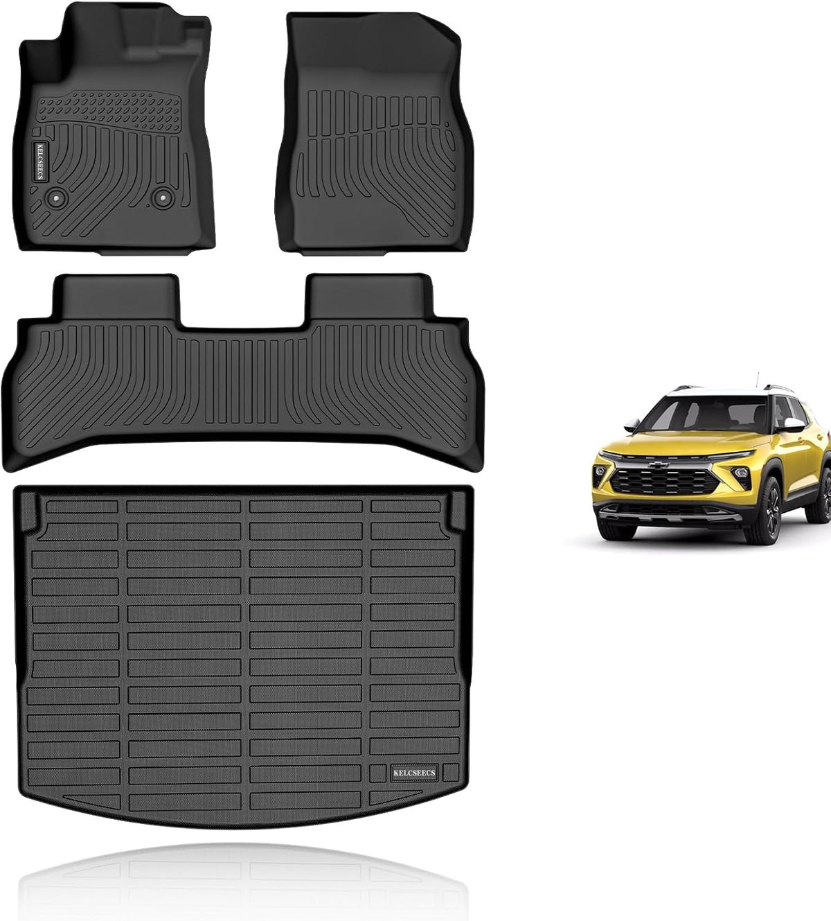 KELCSEECS® 2026 2025 Chevy Trailblazer Floor Mats, 2024 2023 2022 2021 Chevy