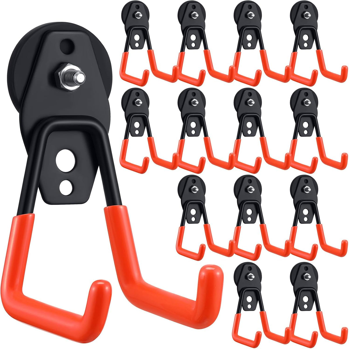 Landhoow Large Magnetic Hooks Heavy Duty Garage Magnet Hooks Strong Storage