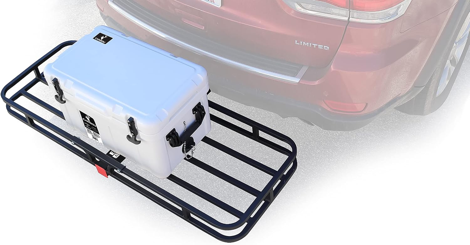 Camco Hitch Mount Cargo Carrier (48475) For 2 Inch Receivers
