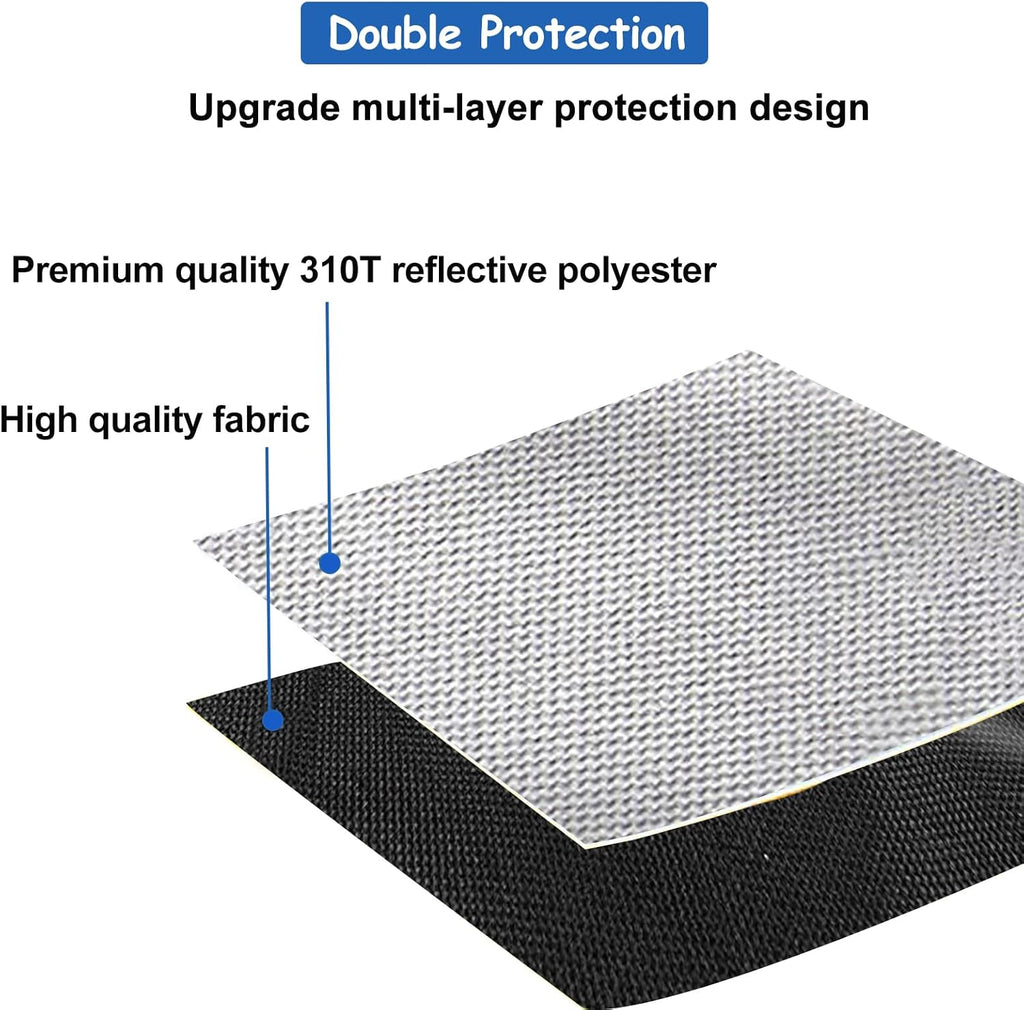 Windshield Sun Shade Compatible with 2015-2020 Ford F150 Accessories,Foldable Front Sun Visor,F-150 Sunshade,Fits Lariat,King Ranch,Platinum,XL,XLT,Limited and Raptor Model