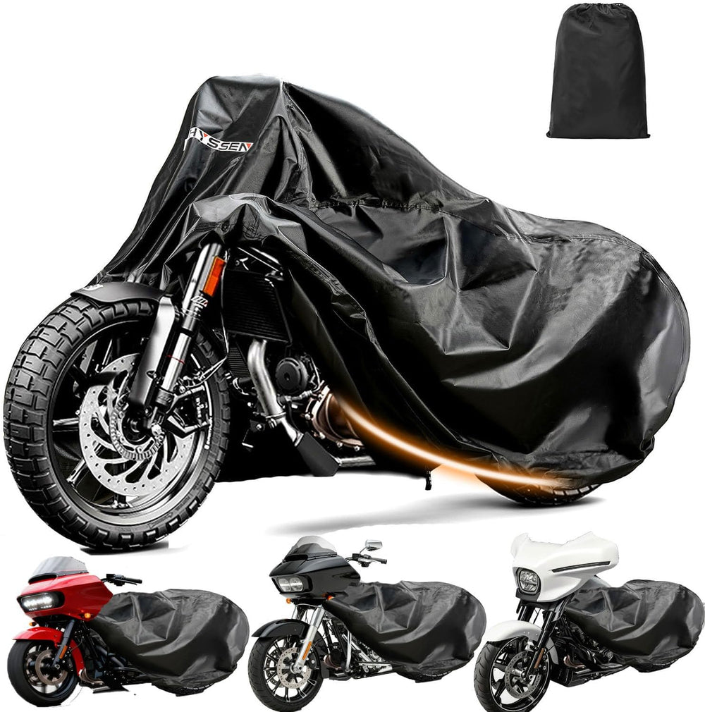Heavy Duty Motorcycle Cover for - Enhanced Waterproof Motorcycle Covers Outdo...