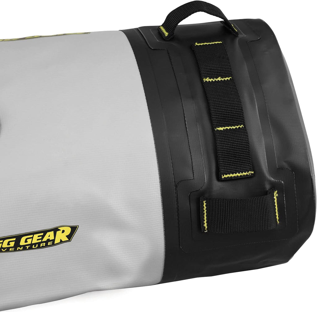 Nelson-Rigg Hurricane Waterproof Dry Roll Bag 10L, Roll Top, includes straps to attach to vehicle, air purge valve Black/Gray