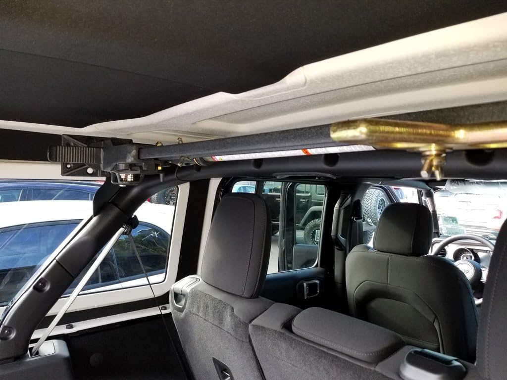 Hi-Lift Jack Mount kit intended for Jeep JL 4-Door Wrangler - Stealth - Made by Dominion OffRoad (Important - Read Fitment Details in Description Below)