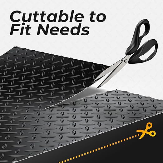 7.8 x 18 FT Garage Floor Mats for Under Car, 2.8mm Thickened Rubber Garage - Image 5