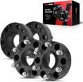Torchbeam 6x5.5“ Hub Centric Wheel Spacer 1.5 inch for Titan, Pathfinder Armada, Armada, Pathfinder,QX56,77.8mm Center Bore & M12x1.25 Stud, 4 Pcs 6x139.7mm Spacers,Black