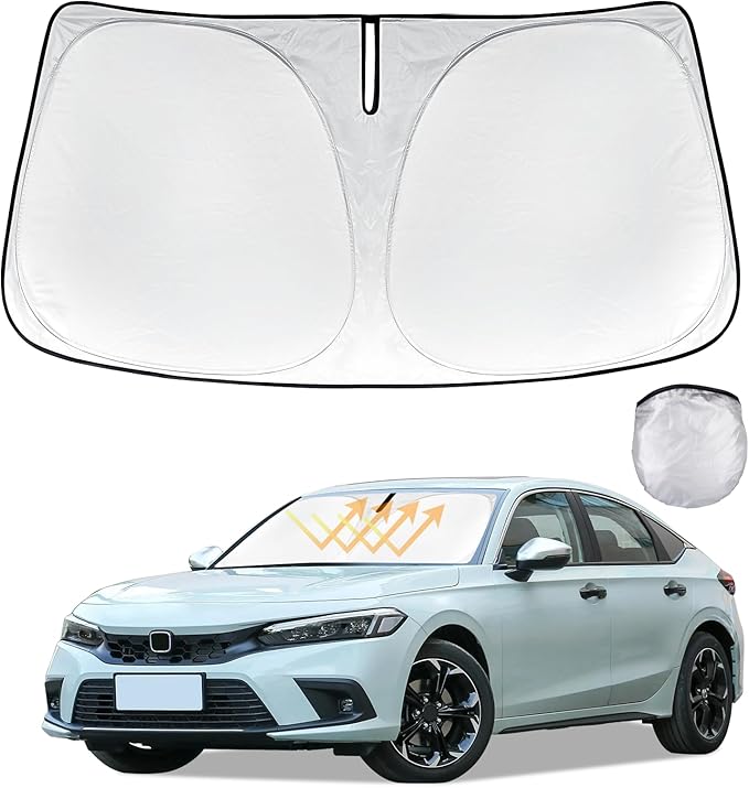 for Civic 2026 2025 2024 2023 2022 Windshield Sun Shade Custom Fit Honda Civic by SLOGENTO