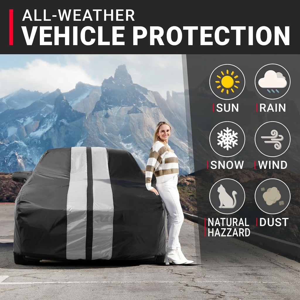 icarcover car cover waterproof all weather for 1990-1994 shown in use