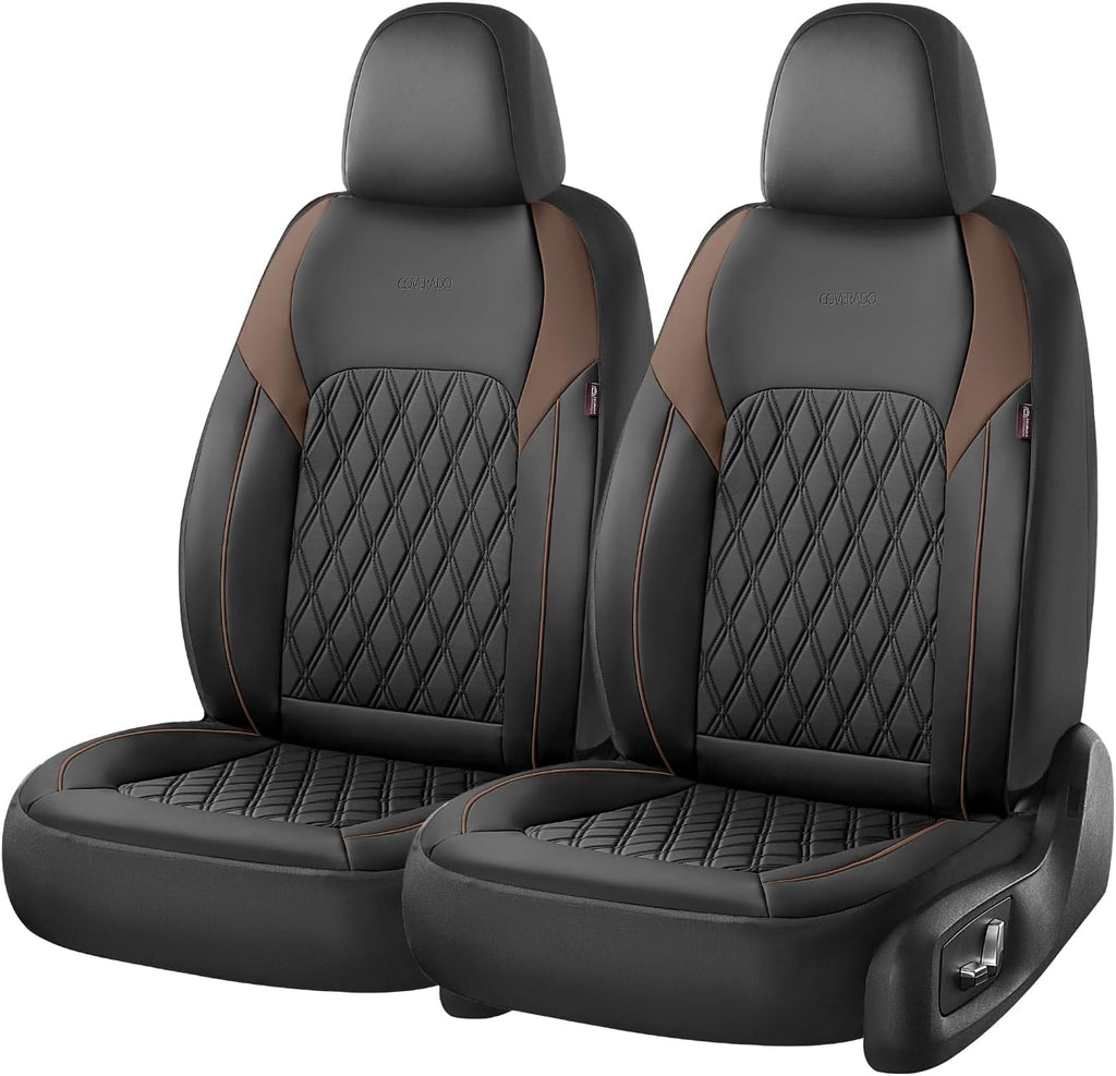 coverado leather seat covers, front and back seat, view 9
